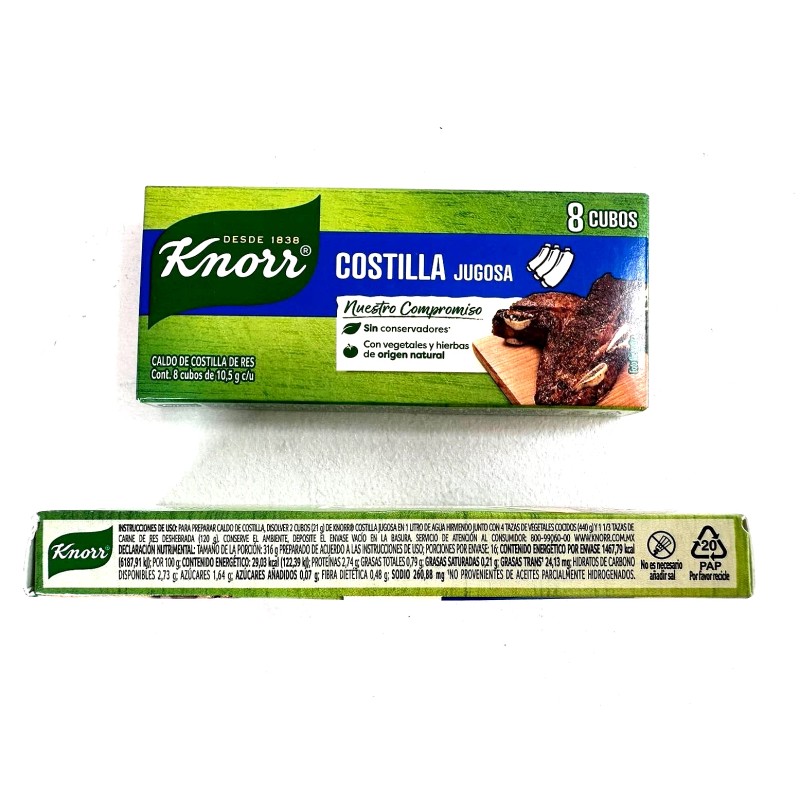 Knorr 2-Pk Costilla Jugosa Knorr Beef Rib Meat Seasoning Flavor
