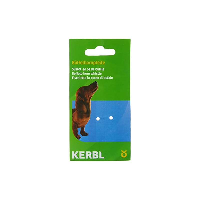 Kerbl Buffalo 2-Tone Horn Whistle and Trill, 6.5 cm