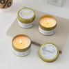 Jascaela 4 Pack Essential Oil Scented Candle Set Long-Lasting Scented