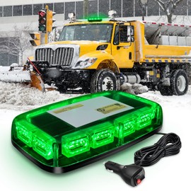 Nilight 12 Inch Roof Top Strobe Lights 48LED Hazard Light Emergency Safety Warning LED Flashing Bar Magnetic Mount 12V 24V Cars Trucks Tractors Snow Plows Construction Vehicles