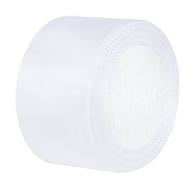 Tenn Well White Satin Ribbon, 24 Yard 2 Inch Wide Silky Gift Ribbon for Gift Wrapping, Bow Making, Box Packaging, Crafting, Wedding Decorations