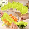 Silicone Stretch Lids for Food Storage – Reusable Elastic Covers