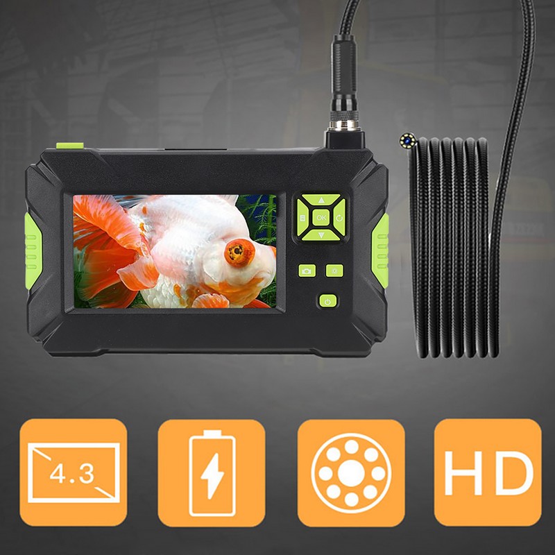 4.3-Inch Color LCD Display 70° Viewing Angle IPX67 Waterproof Hardwire