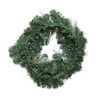 Transpac Transpac Artificial 24 in. Silver Christmas Deep Celebration Wreath