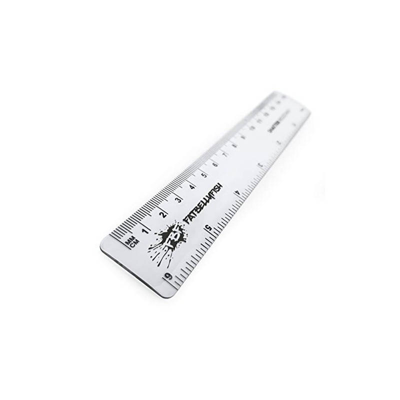 6 Inch / 15cm Transparent Rulers - Shatter Resistant -