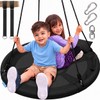 SereneLife Saucer Swing with Tree Hang Kit, 40” Outdoor Tree