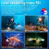 LetonPower B15 Dive Light Underwater Flashlight 8000Lumens Underwater Video Lights