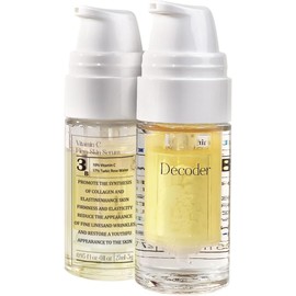 Aceite Facial Con Vitamina C De Doble Cámara Decoder Con 10% De Vitamina C En Polvo, 17% De Agua De Rosas Turcas Y Niacinamida: Tecnología Fresh Lock Para Una Piel Vibrante, Protección Hidra