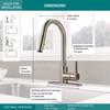 Peerless Precept Single-Handle Kitchen Sink Faucet with Pull Down Sprayer,