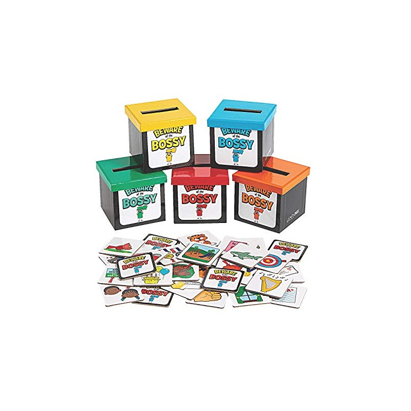 Fun Express Bossy R Sorting Boxes - 55 Pieces -