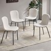 somedream Dining Chairs Set of 4 PU Leather Dining Room