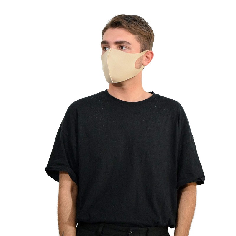 Basic Sense 3D Washable Reusable Thick Reinforced Plain Face Coverings
