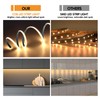 RYE DC12V COB LED Strip Light,Uniform 320LEDs/M Tape Light for