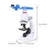 Children Monocular Microscope 1200X Magnification Science Kits Educational Accessory L