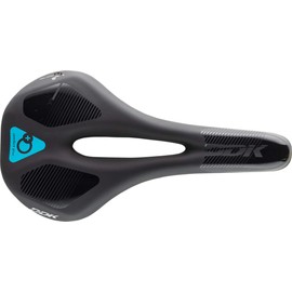 DDK Saddles: 3736MF Comfort Plus Unisex MTB Saddle in Black-BLACK -