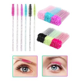 600 Piezas Cepillos Desechables para Pestañas, Extension de Pestañas, Maquillaje, Glitter, Extension de Pestañas lifting, Cepillos Glitter Desechables Para Extensiones de Pestañas, Peine De Extensión De Pestañas , Aplicación De Rímel Para Pestañas, Utens