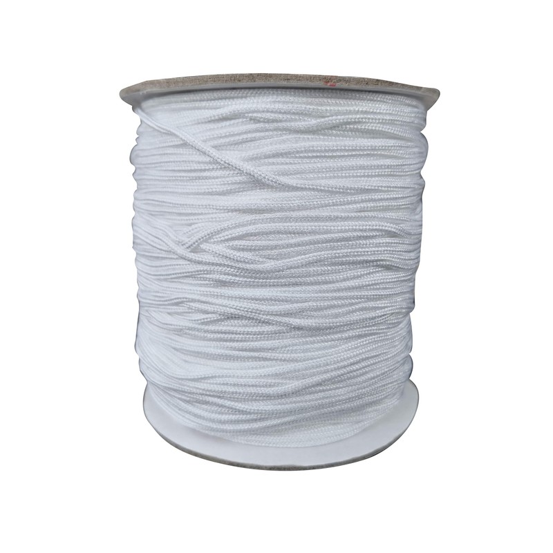 White Nylon Braided Cord Extra Strong Multi-Purpose Thread 1.5mm x