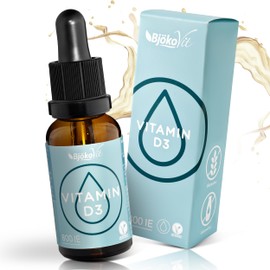 BjökoVit Vitamin D3 Vegan Drops - Derived from Vegetable Lichens - High Bioavailability - 600 Vegan Drops with 800 IU per Drop