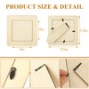 ABuff 30 PCS Wooden Picture Frame 4 x 4 inch