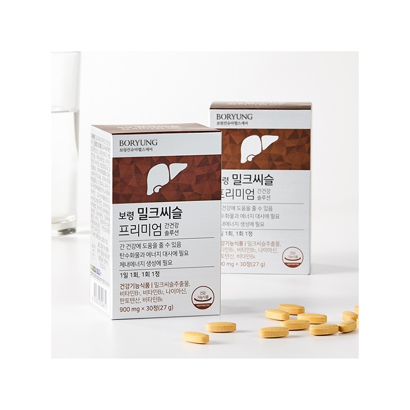 Boryeong Milk Thistle Premium Liver Health Solution 30 tablets, 6