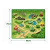 Dinosaurios Jurassic 88 Piezas Con Mapa