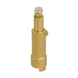 Midline Valve 3UVGZ Ball Valve Stem Extension for 1/4 in., 3/8 in. and 1/2 in. for Water Shutoff in Hard to Reach Applications, Brass