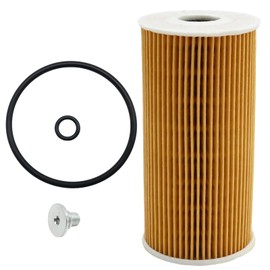 Hoypeyfiy 26320-2F000 Oil Filter Kit, Replacement for Hyundai Santa Fe DM 2012 Replacement for Kia Sportage R 2011, Replaces HU 7027 z 26320-2F010 4700134161 (1)