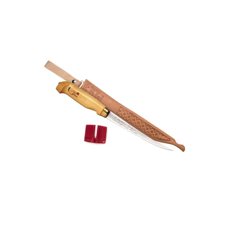 Rapala 6-Inch Fish'n Fillet Knife with Single Stage Sharpener and
