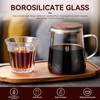 Glass Coffee Server, 500ml / 16.9oz Clear Coffee Carafe with