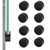 Frameless Mirror Mounting Hardware Kit Zinc Alloy Mirror Holder Clips