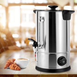 8L/2.11gal Premium Commercial Coffee Machine Large Coffee Maker Stainless Steel