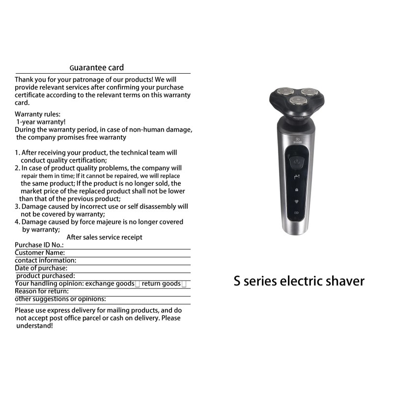 JahyElec 9D Electric Shaver for Close, Comfortable Grooming