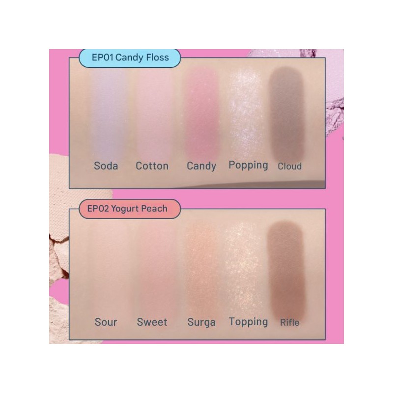 FWEE Pocket Eye Palette 6.6g, Color:EP03 Strawberry Whip