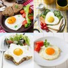 5 x Stainless Steel Fried Egg Moulds, Non-Stick Egg Rings,