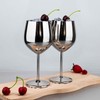 TJ Wine Glasses Stainless Steel Set of 2, Unbreakable Wine