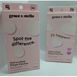 Unbranded {2 Pack} Grace & Stella Pimple Patches for Face FOUR BOXES (Heart 72 Count) 9/27