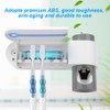 UV Light Cleaning Toothbrush Holder Cleaning Automatic Toothpaste Dispenser