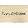 Art Stamps Scribbled Merry Christmas Inca Stamp, Black