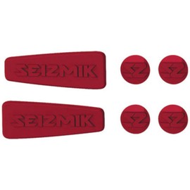 Seizmik Pursuit UTV Side View Mirrors Color Accent Kit Red for Polaris RANGER RZR XP 900 2011-2014