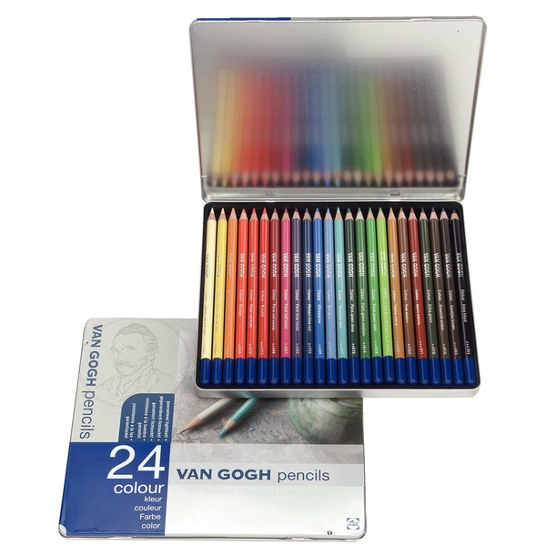 Van Gogh Pencils - 24 Piece Coloured Pencil Set -