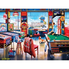 Masterpieces 550 Piece Jigsaw Puzzle For Adults and Family - Pockets Pool & Pub - 18"x24"