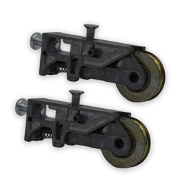 1 x Pair Sliding Patio Door Steel Rollers 32mm Wheels SRZ S
