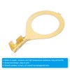 PATIKIL 100pcs Copper Ring Terminals for Connecting M10 Wire Cables