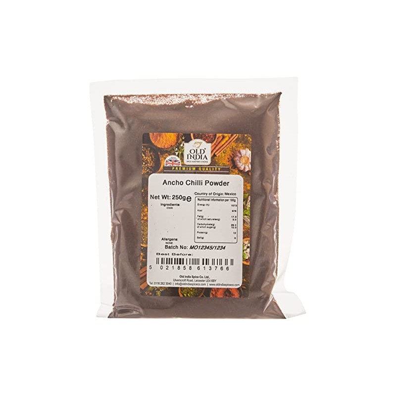Old India Ancho Chilli Powder 250g