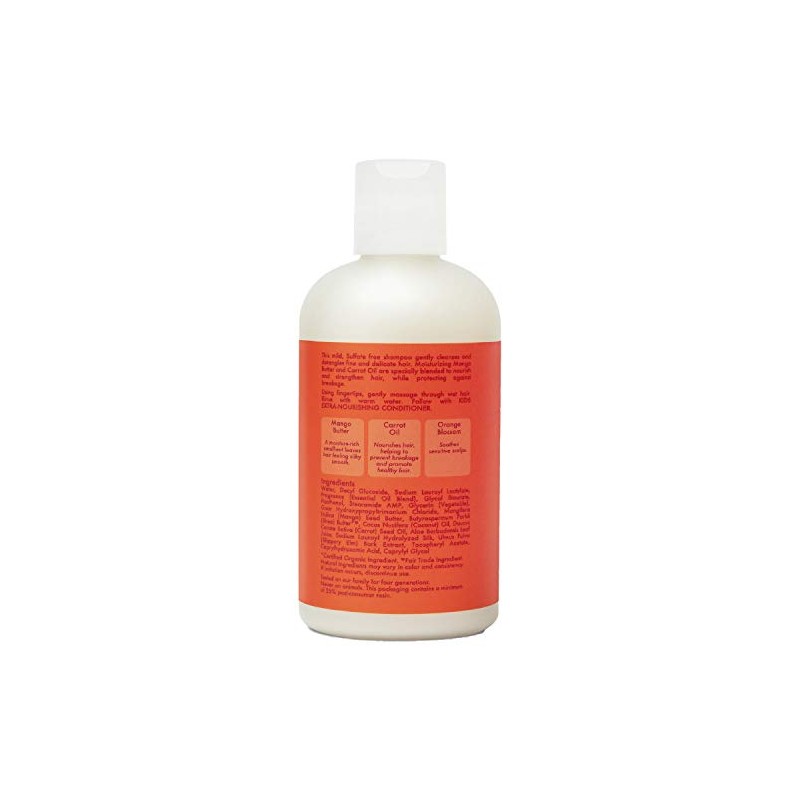 SheaMoisture Kids Mango & Carrot Extra-Nourishing Shampoo , 8 Fluid