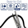 Orgthin 20FT Backer Rod 1/8 inch, Black Rubber Caulk Saver,