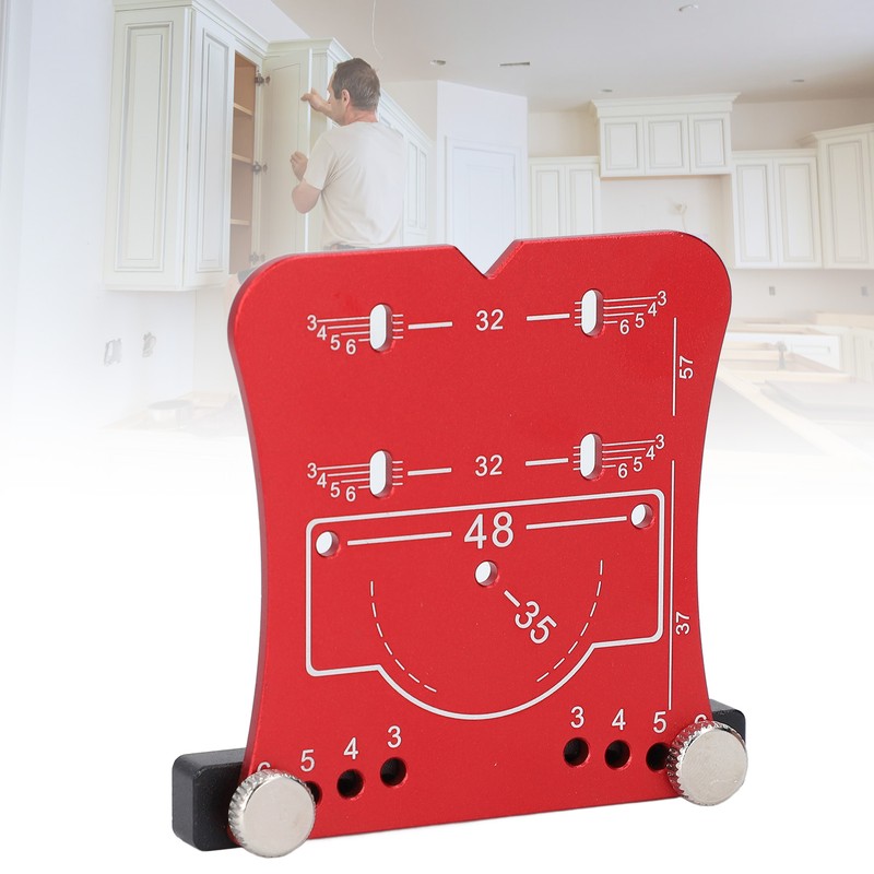 35mm Hinge Hole Opener Aluminum Alloy Quick Positioning Hinge Drilling