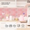 Pink Peel & Stick Backsplash - Self Adhesive Square Tiles