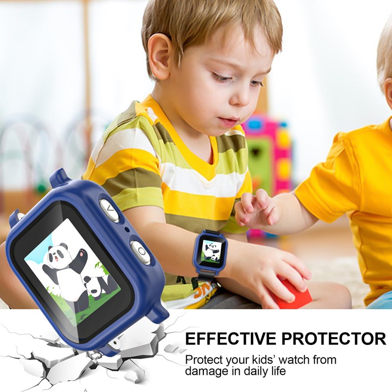 2 Pack Case Compatible with Gabb Watch 3 Screen Protector
