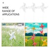 ABOOFAN 24 pcs Windmill DIY Kit, White, Paper Windmill, Can